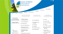 Desktop Screenshot of guihaire-geometre.fr